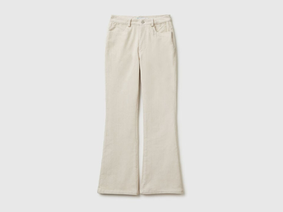 corduroy bootcut trousers