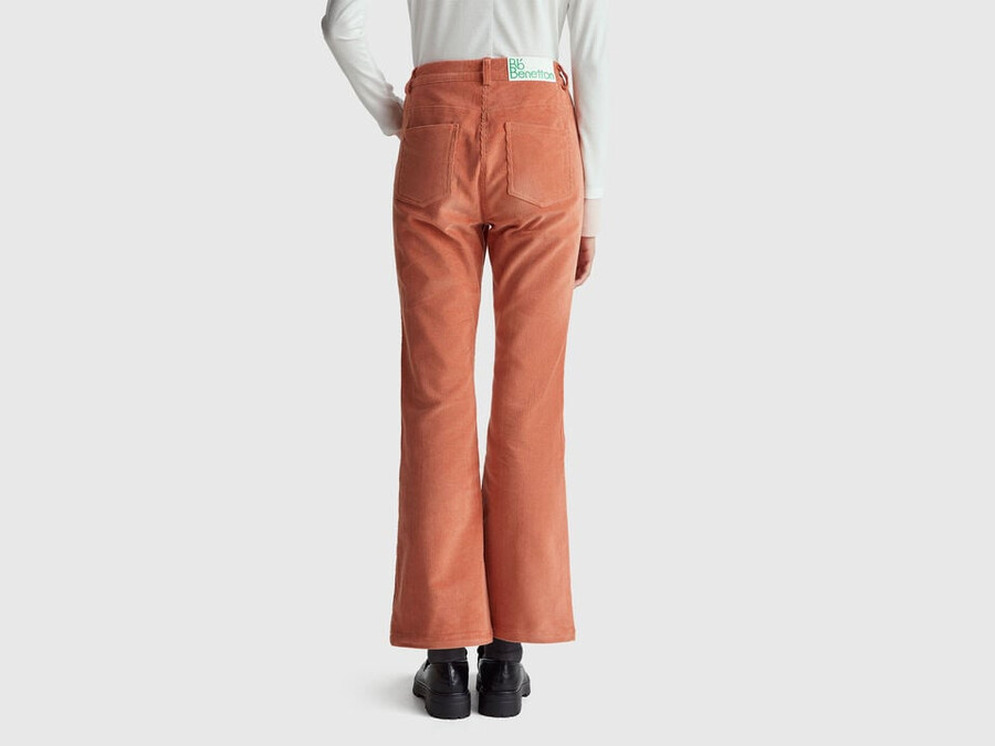 corduroy bootcut trousers