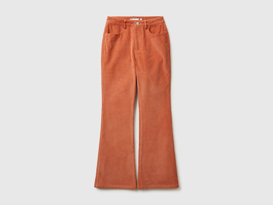 corduroy bootcut trousers