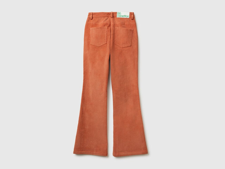 corduroy bootcut trousers