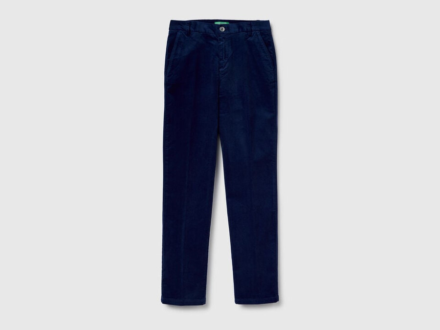 stretch velvet chinos