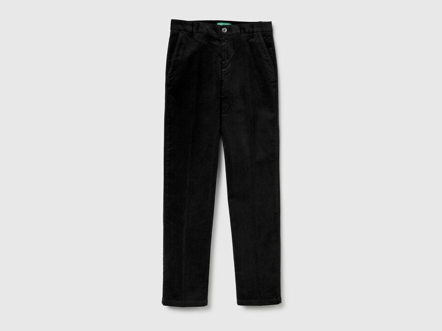 stretch velvet chinos