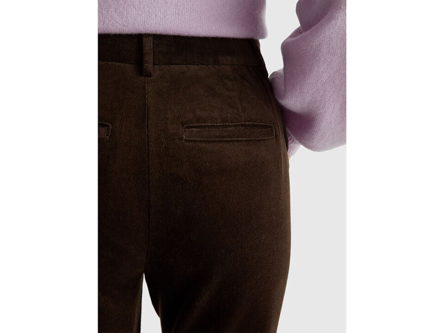 stretch velvet chinos