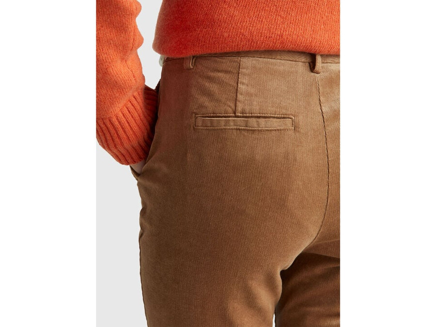 stretch velvet chinos