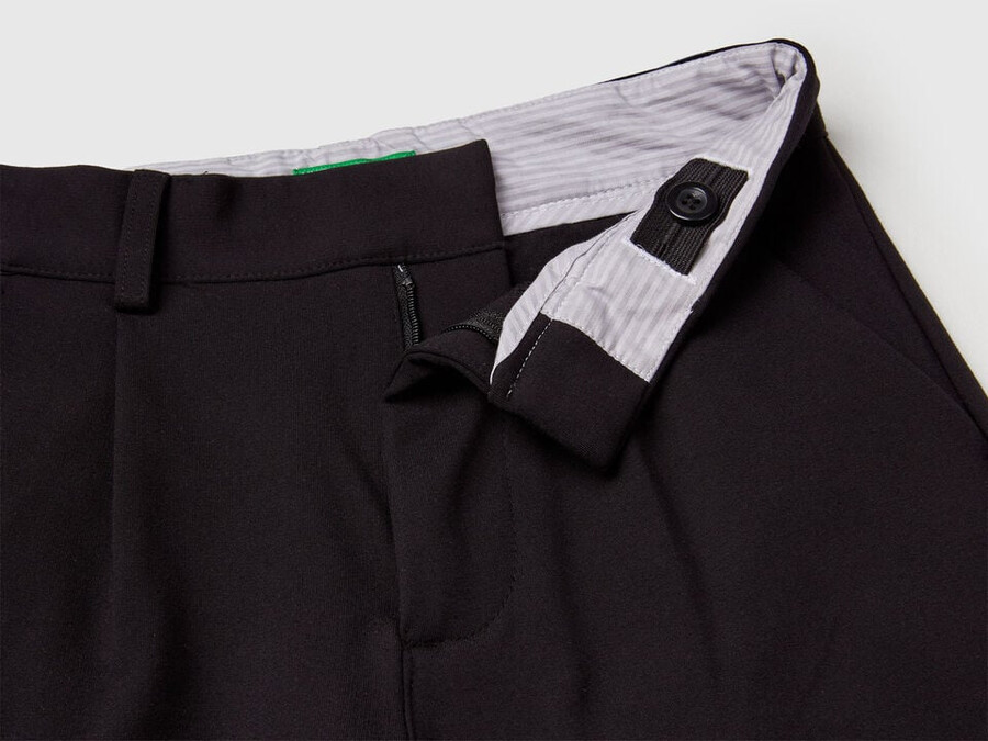 elegant trousers in viscose blend
