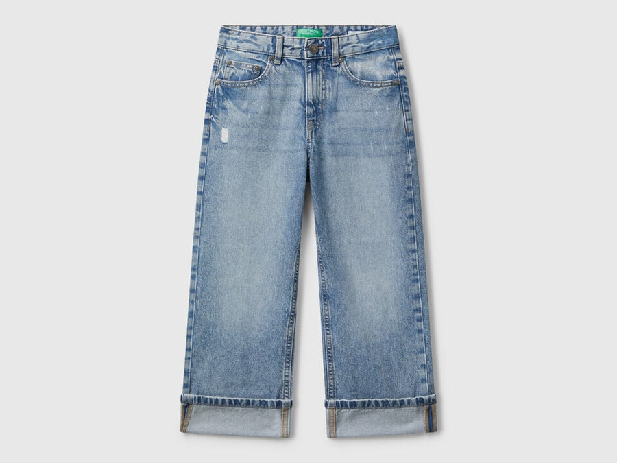 straight jeans with cuffs