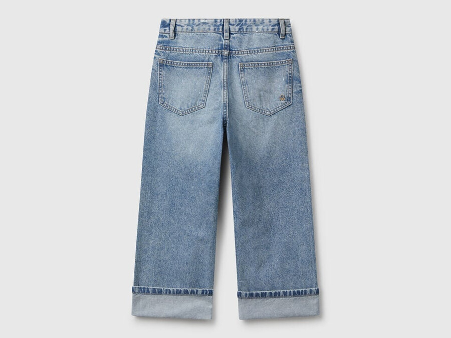 straight jeans with cuffs