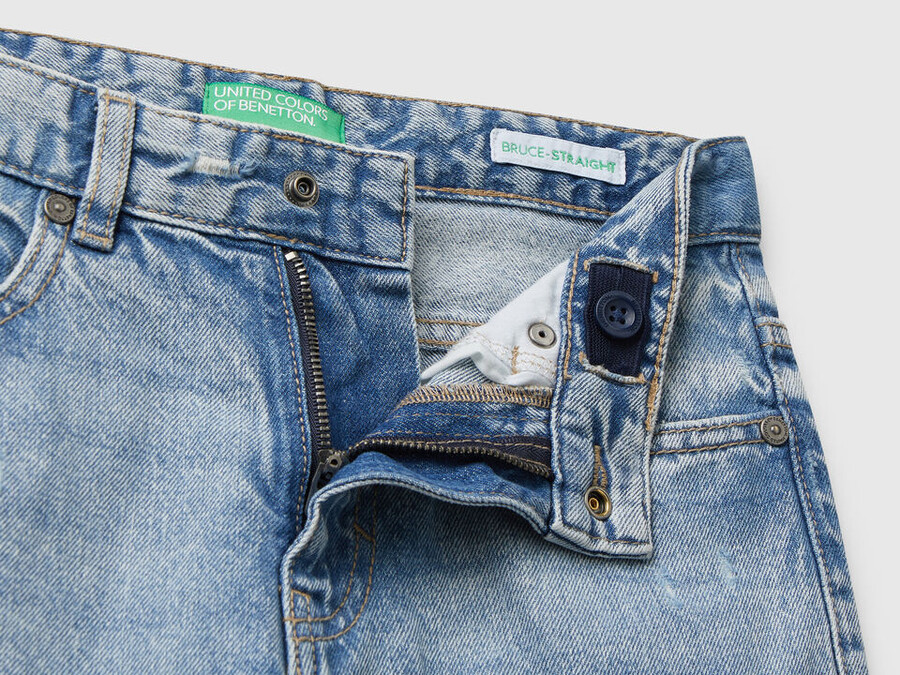 straight jeans with cuffs