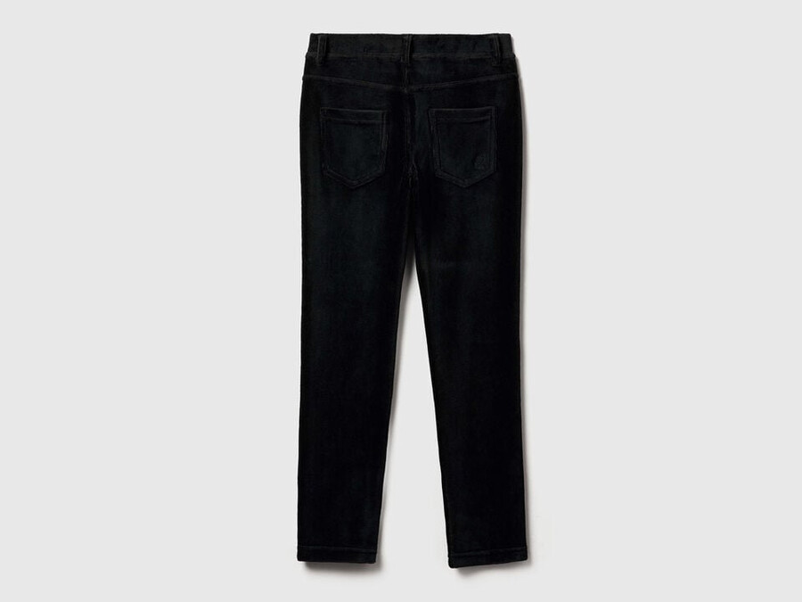 super skinny chenille trousers
