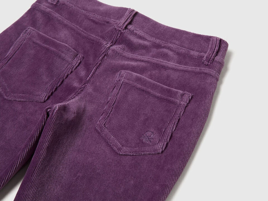 super skinny chenille trousers