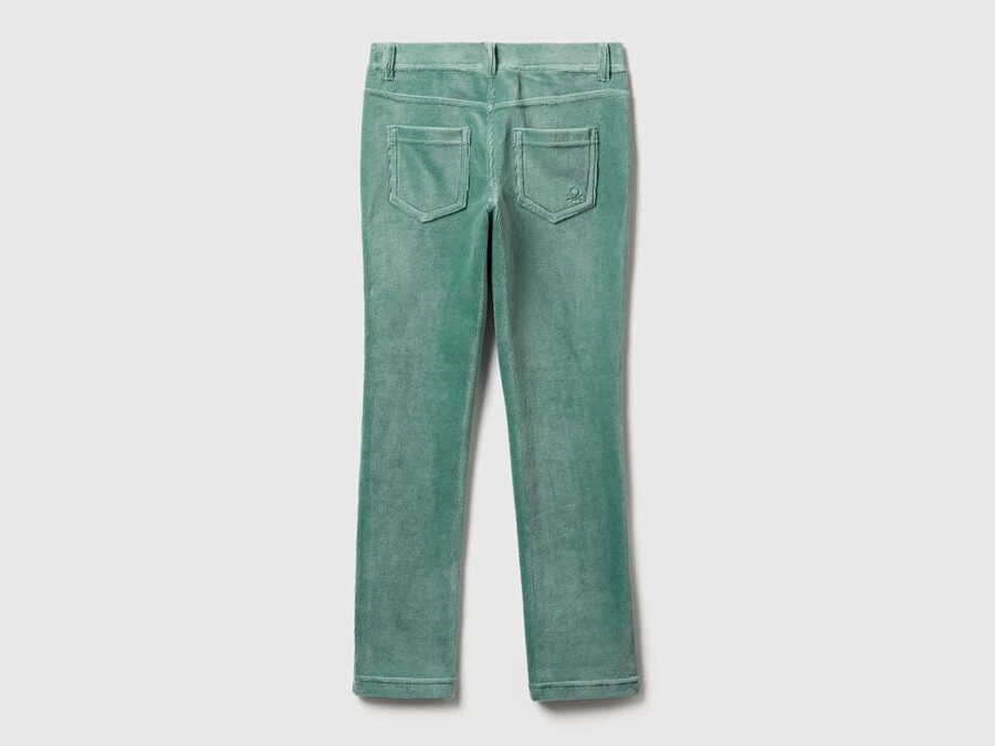 super skinny chenille trousers