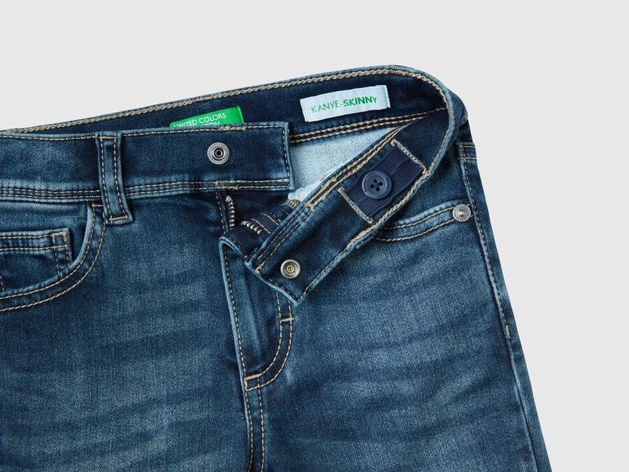 thermal skinny fit jeans