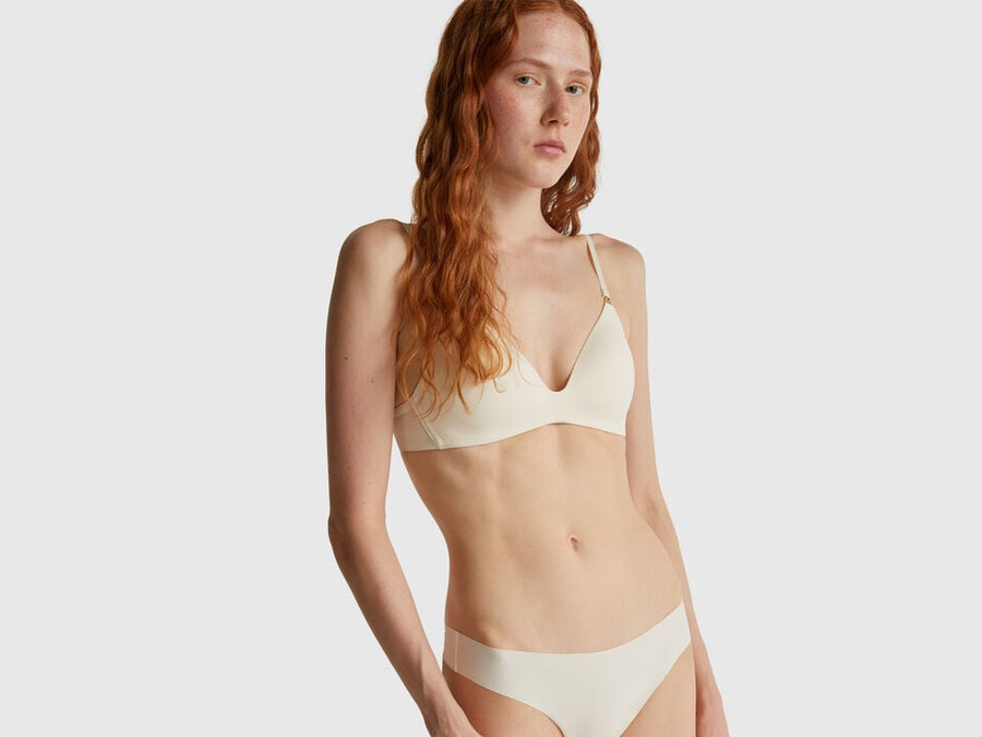 padded triangle bra