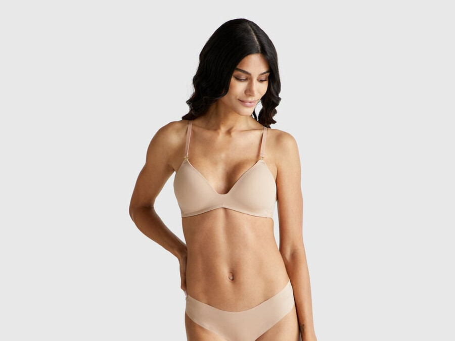 padded triangle bra