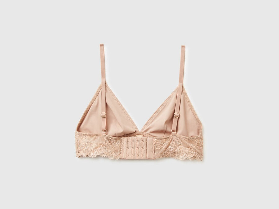 triangle bra with lace