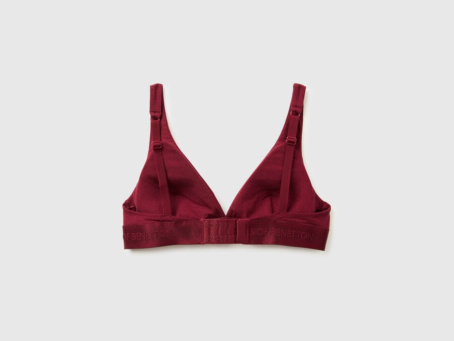 triangle bra in stretch cotton