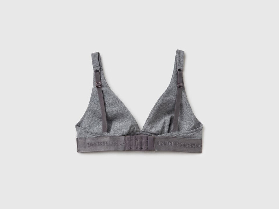 triangle bra in stretch cotton