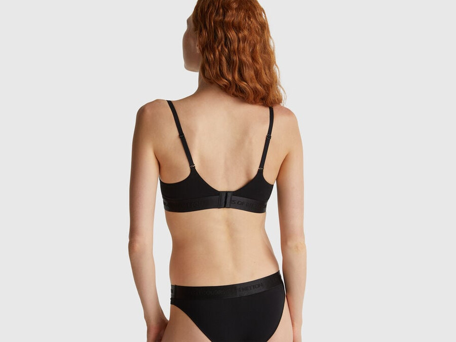 padded bra in stretch cotton