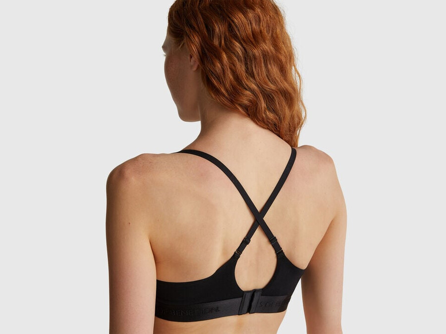 padded bra in stretch cotton