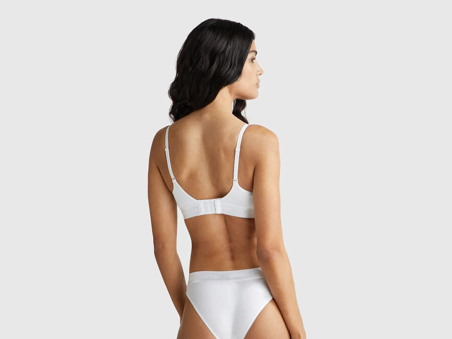 padded bra in stretch cotton