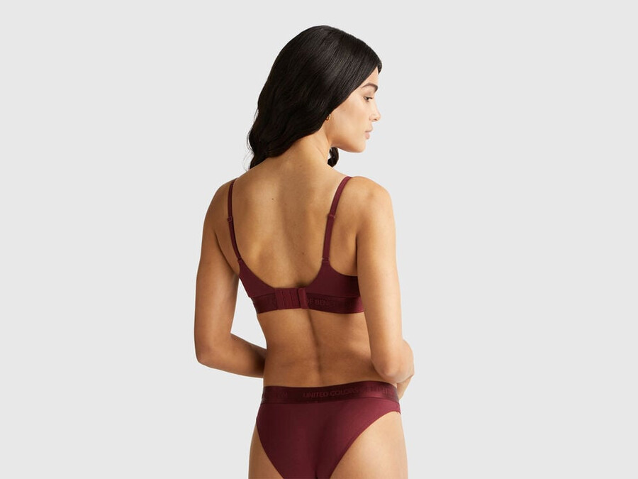 padded bra in stretch cotton