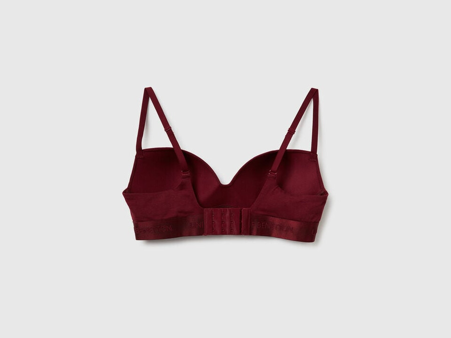 padded bra in stretch cotton