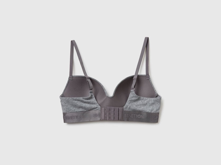 padded bra in stretch cotton